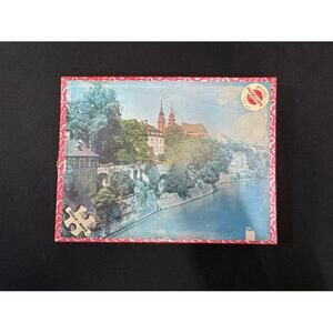 Vintage Penelope Wooden Swiss Jigsaw Puzzle Basel Landscape 100 Pieces